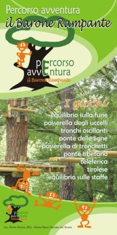 Attività al parco avventura di Perugia