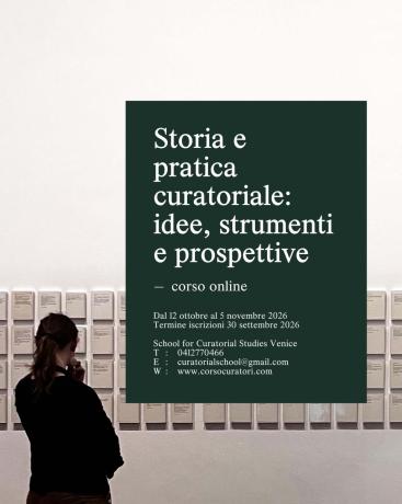 Corso online sulla pratica curatoriale - Dall’idea alla pratica
