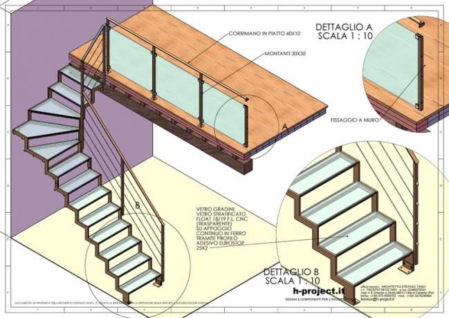 s2-d6 scala prefabbricata disegni