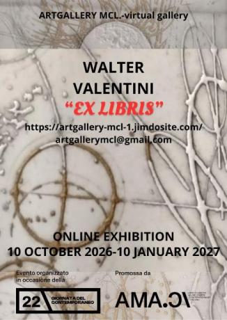 "EX LIBRIS",incisioni di Walter Valentini