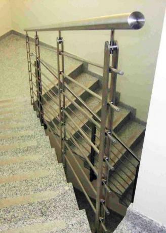 parapetto acciaio inox