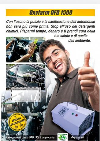Produzione-Vendita Generatore di Ozono per Autolavaggi, Sanificazione-Auto