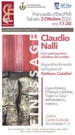 Stefano Catalini/Claudi Nalli - Conferenza Dibattito
