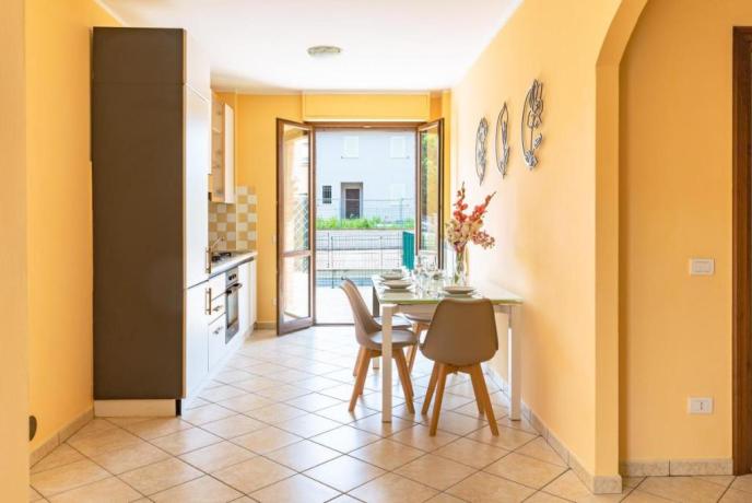 Angolo cottura appartamento Assisi vicino al centro