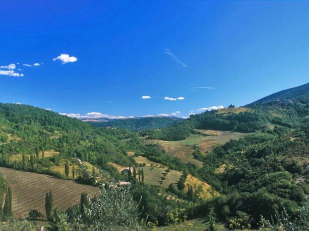 Casali Panoramici con Piscina vicino Assisi 