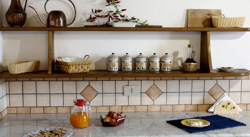 cucina per le colazioni in Costiera Amalfitana