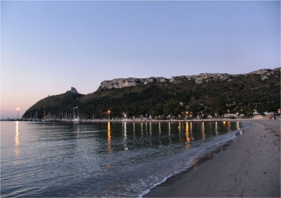 The beach sella del Diavolo (the devils sadel)