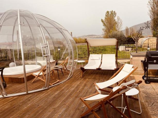 Villa Vacanza Assisi: Igloo Mini Piscina Idromassaggio 