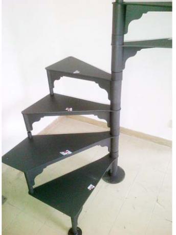 chiocciola liberty in fase di montaggio