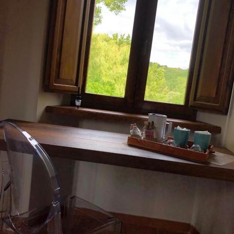 Colazione in camera in Agriturismo con Vista