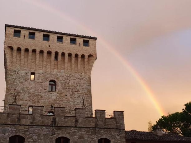 Vista torre in Umbria, ad Assisi country house 