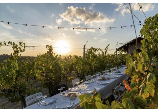 cena in vigna la luna e il ciabot 