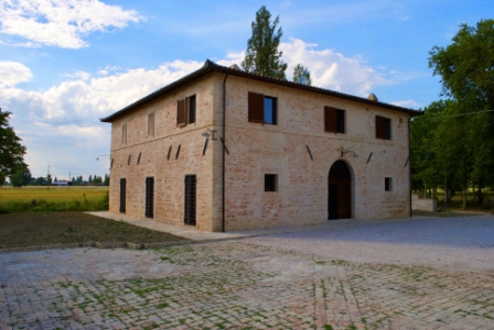 visione esterna della villa