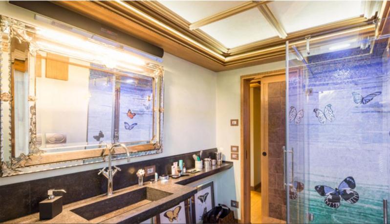 Bagno privato in camera Lusso a Cortina 