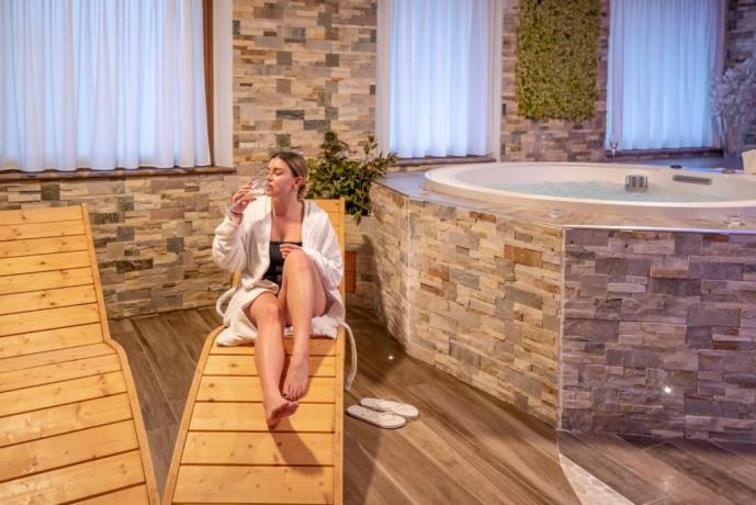 area relax del centro benessere  