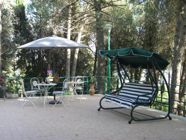 Zona relax nella natura B&B a Corciano 