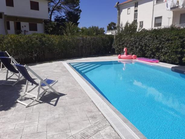 Casa vacanze con piscina fronte mare Paestum 