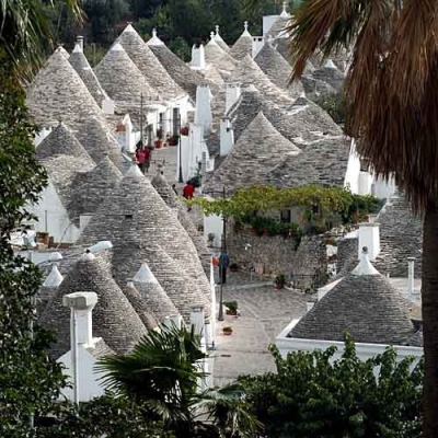 View over Alberobello