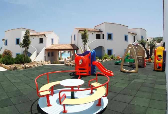 Area per bambini nel resort vicino Cala Liberotto 