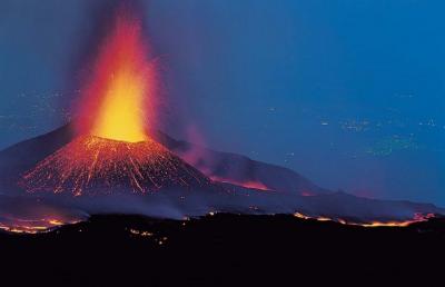 Escursioni sull'Etna, eruzione