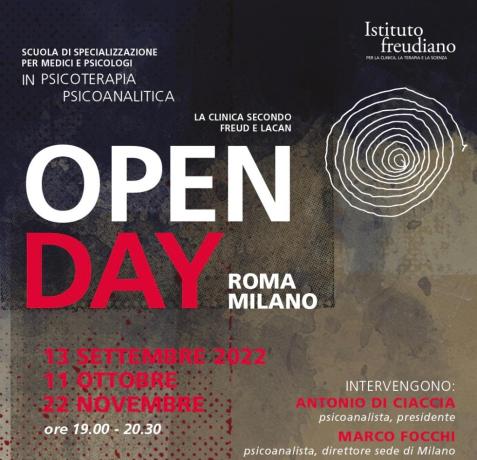 Open day Istituto freudiano scuola psicoterapia Roma