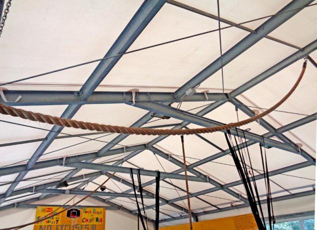 coperture in acciaio e telo pvc