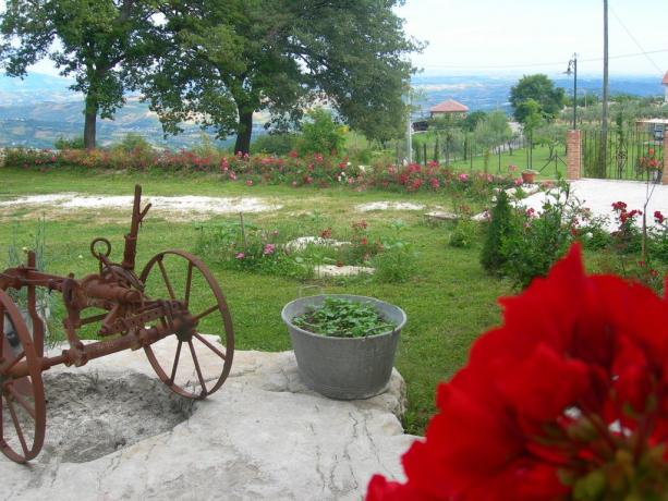 Giardino panoramico sul Parco N.le della Majella Abruzzo