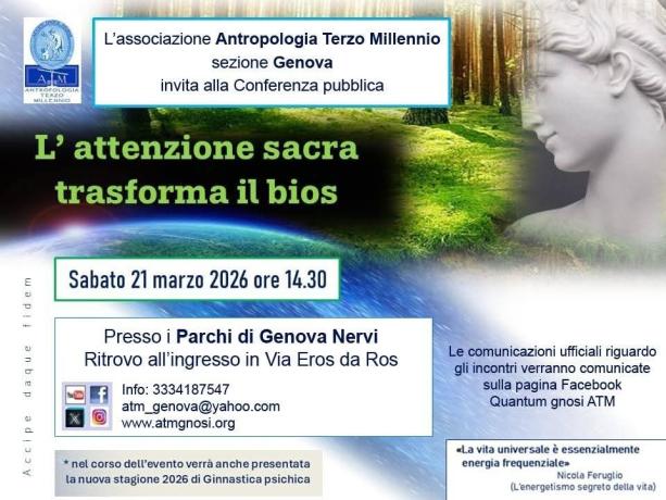 L'attenzione sacra trasforma il bios