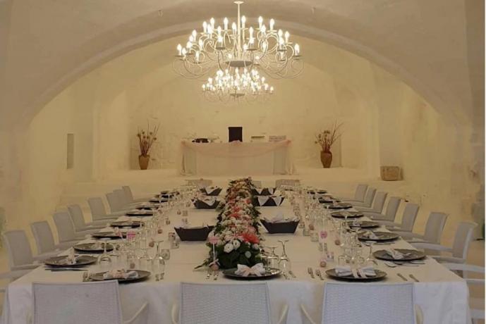Masseria a Manduria Salento eventi tavolo imperiale 