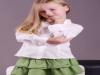Camicia bambina maniche lunghe modello slim