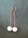 Bracciali pietre bianche e argento rosa 