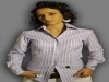 Camicia donna maniche lunghe modello slim