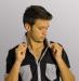 Camicia uomo modello slim maniche corte