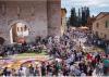 Alcune infiorate la domenica mattina prima della processione ?>