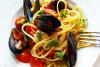 Pasta e pesce fresco del Mar Ionio