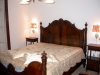Panoramic view of a double bedroom in the Casolare
