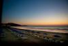 Tramonto lungo la spiaggia di Vieste