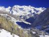 Vista mozzafiato sulle Alpi e Valle d'Aosta
