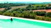 Piscina esterna in terrazza con solarium Hotel Toscana