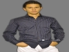 Camicia uomo modello slim maniche lunghe