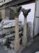 Colonna pietra  e legno 