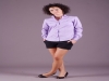 Camicia donna alla coreana maniche lunghe modello 