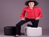 Camicia donna con rouge maniche lunghe modello sli