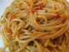 Sardinian cuisine: spaghetti with sea urchins