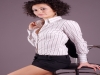 Camicia donna a body maniche lunghe modello slim