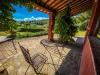 giardino con vista lago villa umbria