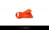 Fettuccia arancio 15mm stampa rilievo gialla 	