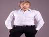 Camicia uomo modello slim maniche lunghe