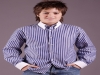 Camicia bambino maniche lunghe modello slim