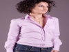 Camicia donna a body maniche lunghe modello slim